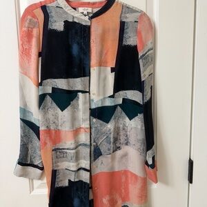 Wildfang Colorful Geometric Blouse